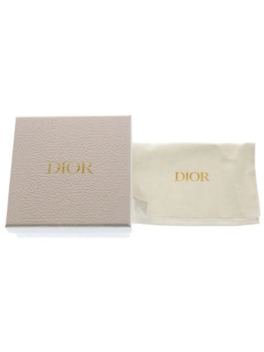 Dior Bifold Coin Case Cannage Business Card Holder Mini Wallet Light Blue